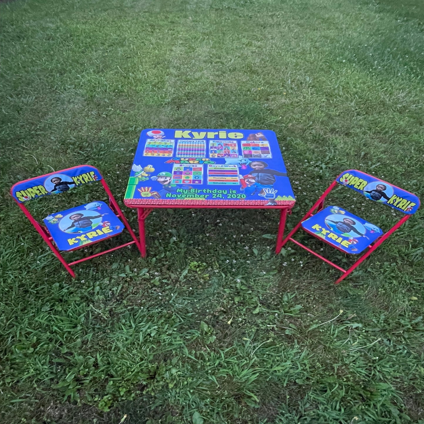 Mario Learning Table