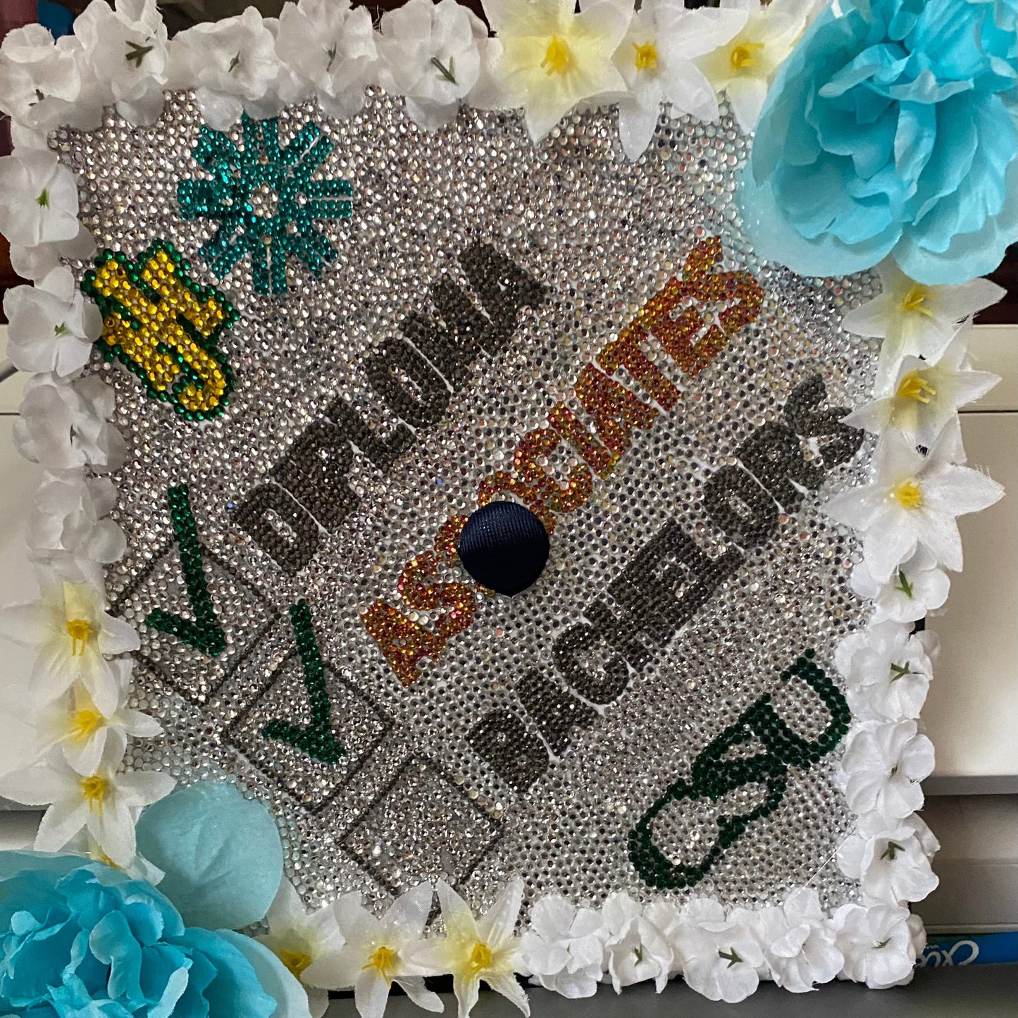 Rhinestone Graduation Cap
