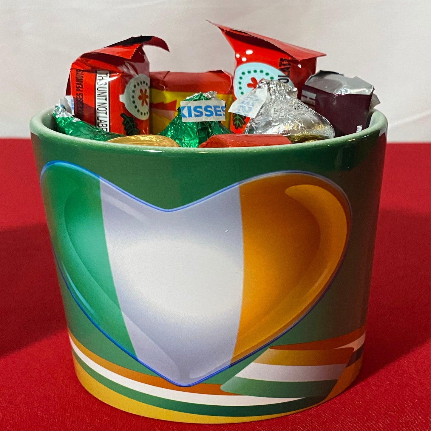 Irish Mug filled with candy