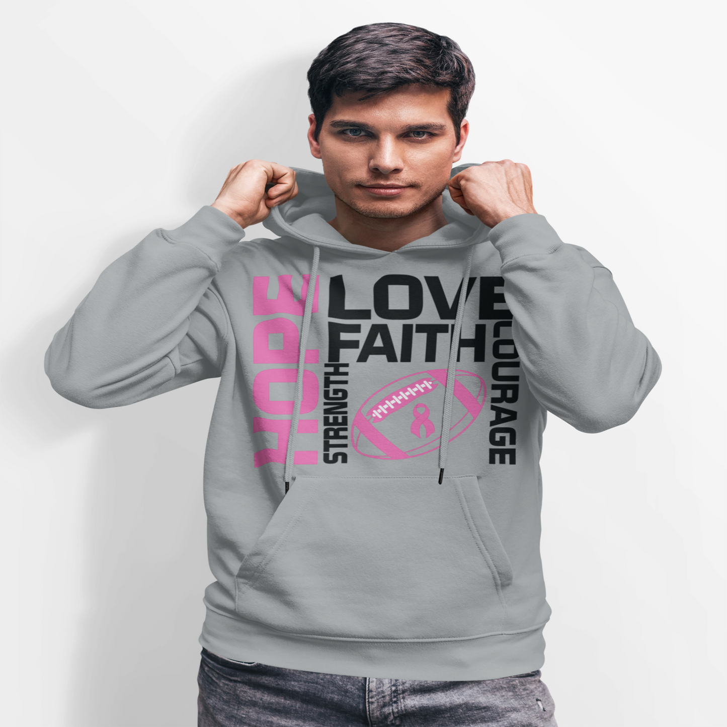 Hope Love Courage Strength Faith Hoodie