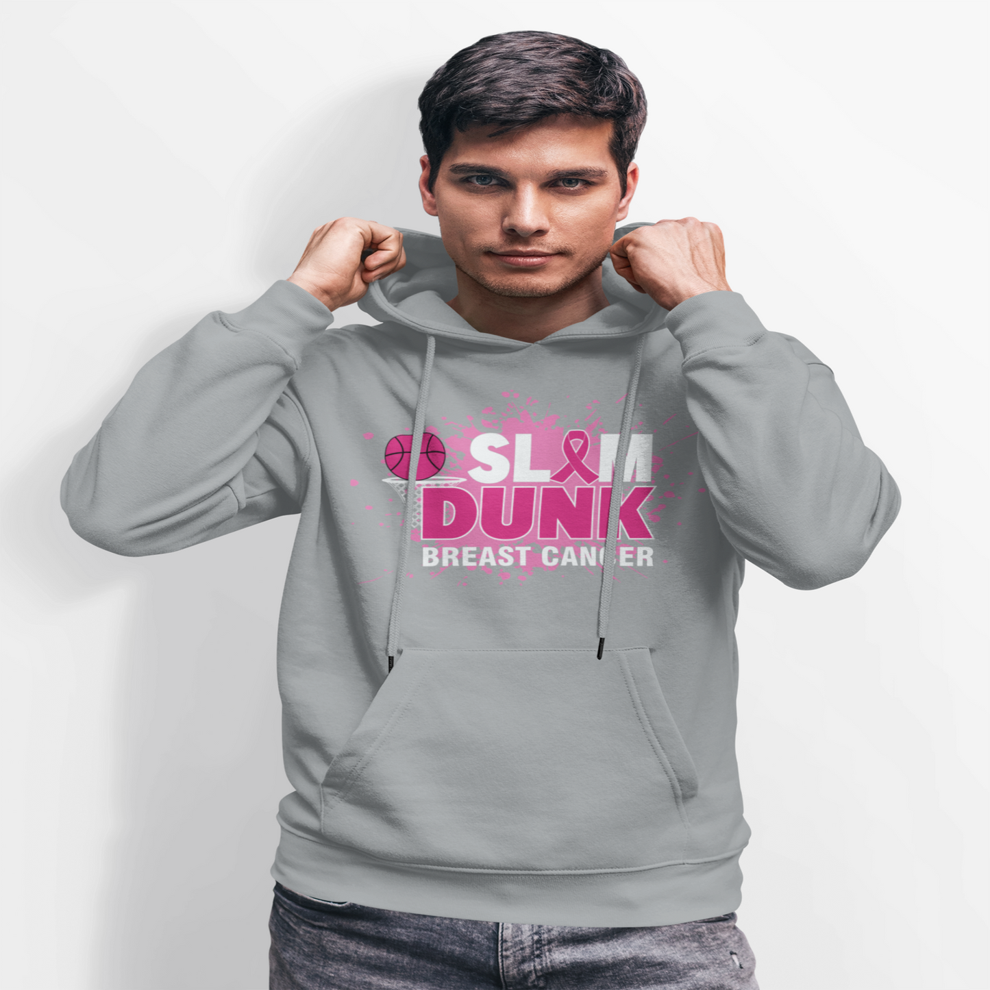 Slam Dunk Breast Cancer Hoodie
