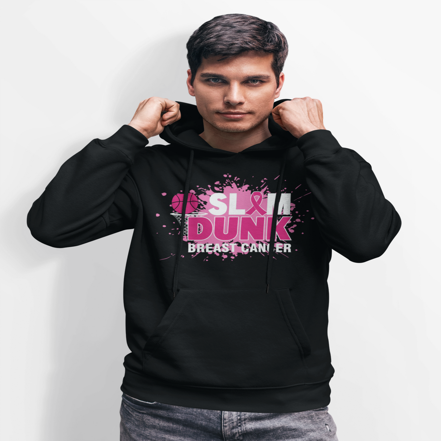 Slam Dunk Breast Cancer Hoodie