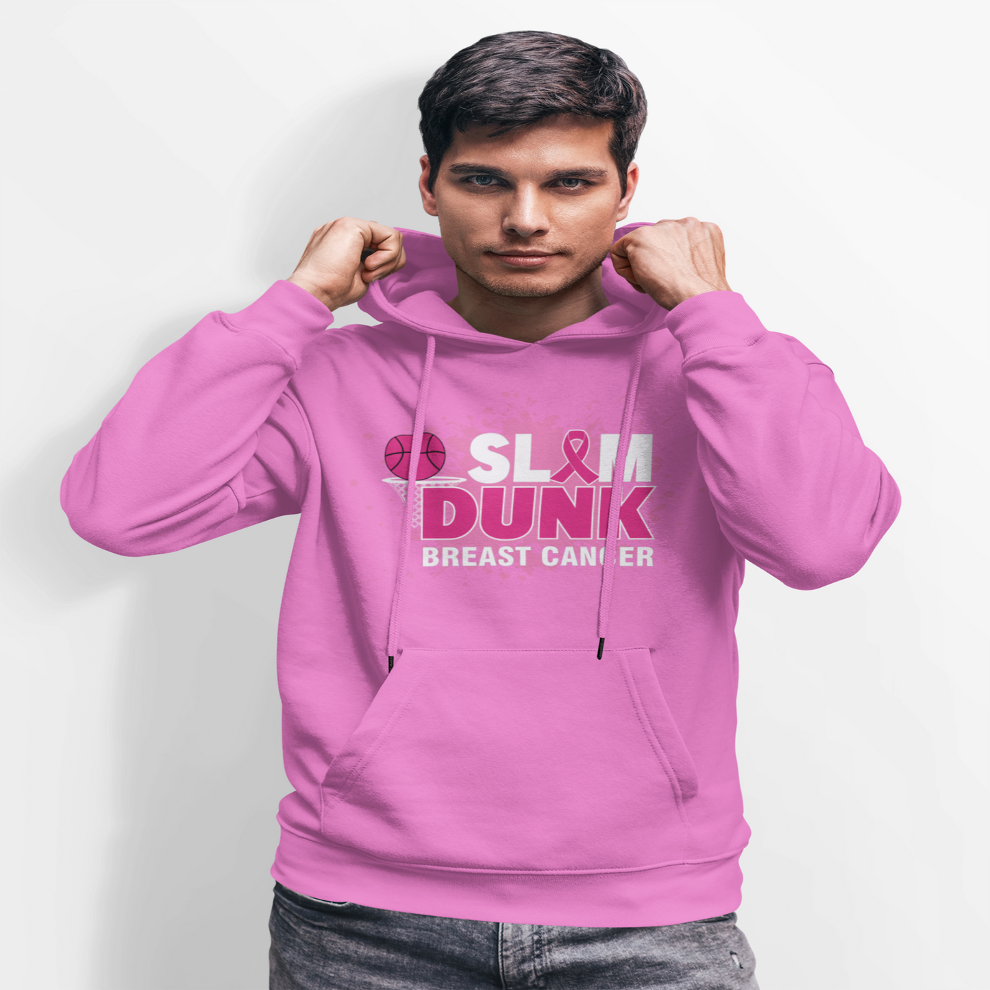 Slam Dunk Breast Cancer Hoodie