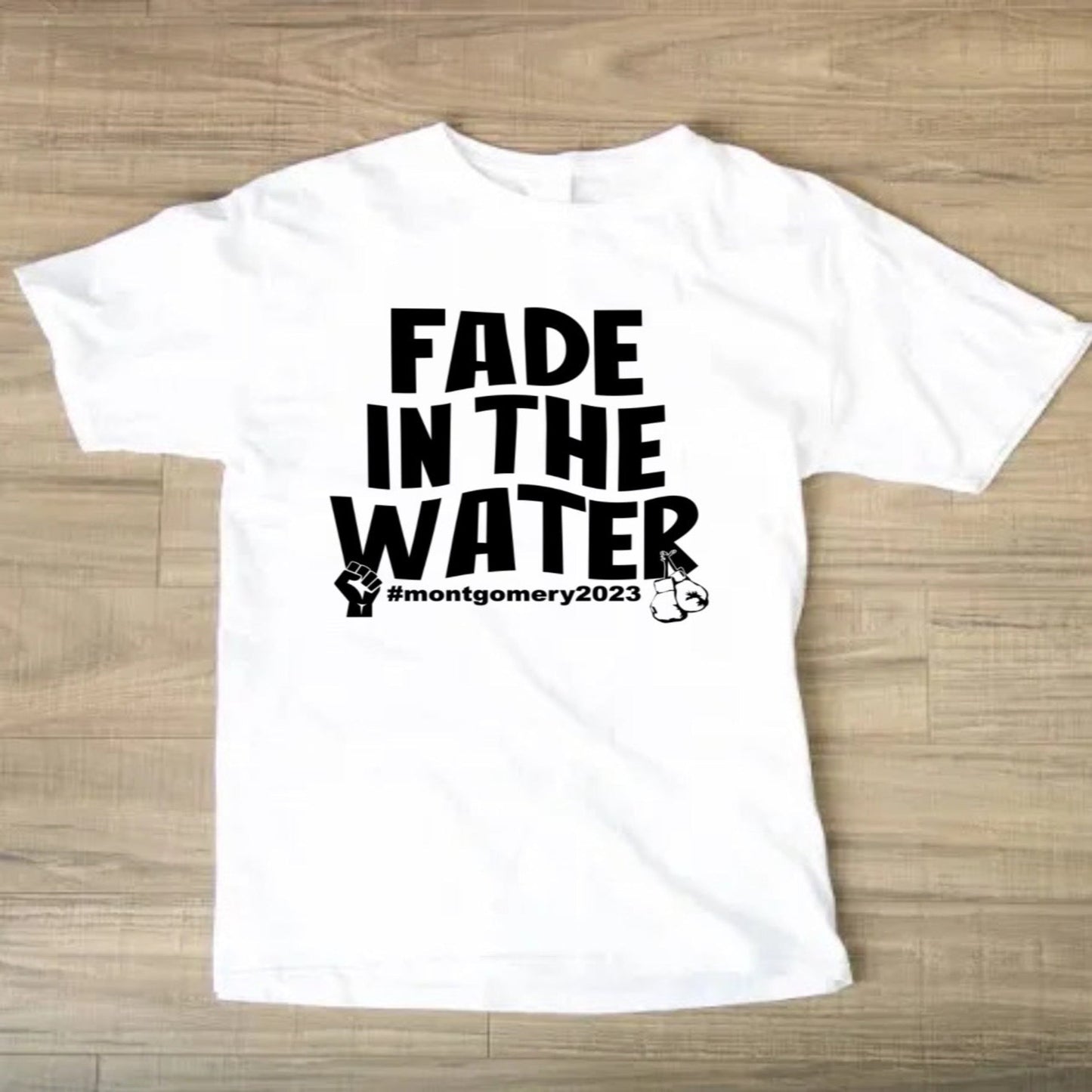 Short Sleeves T-Shirt Fade in the Water