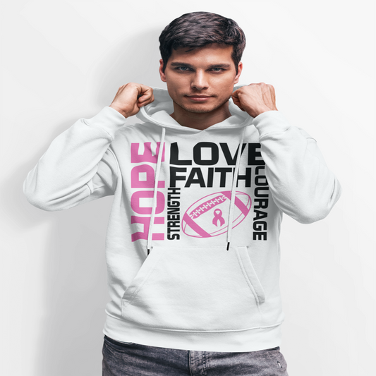Hope Love Courage Strength Faith Hoodie