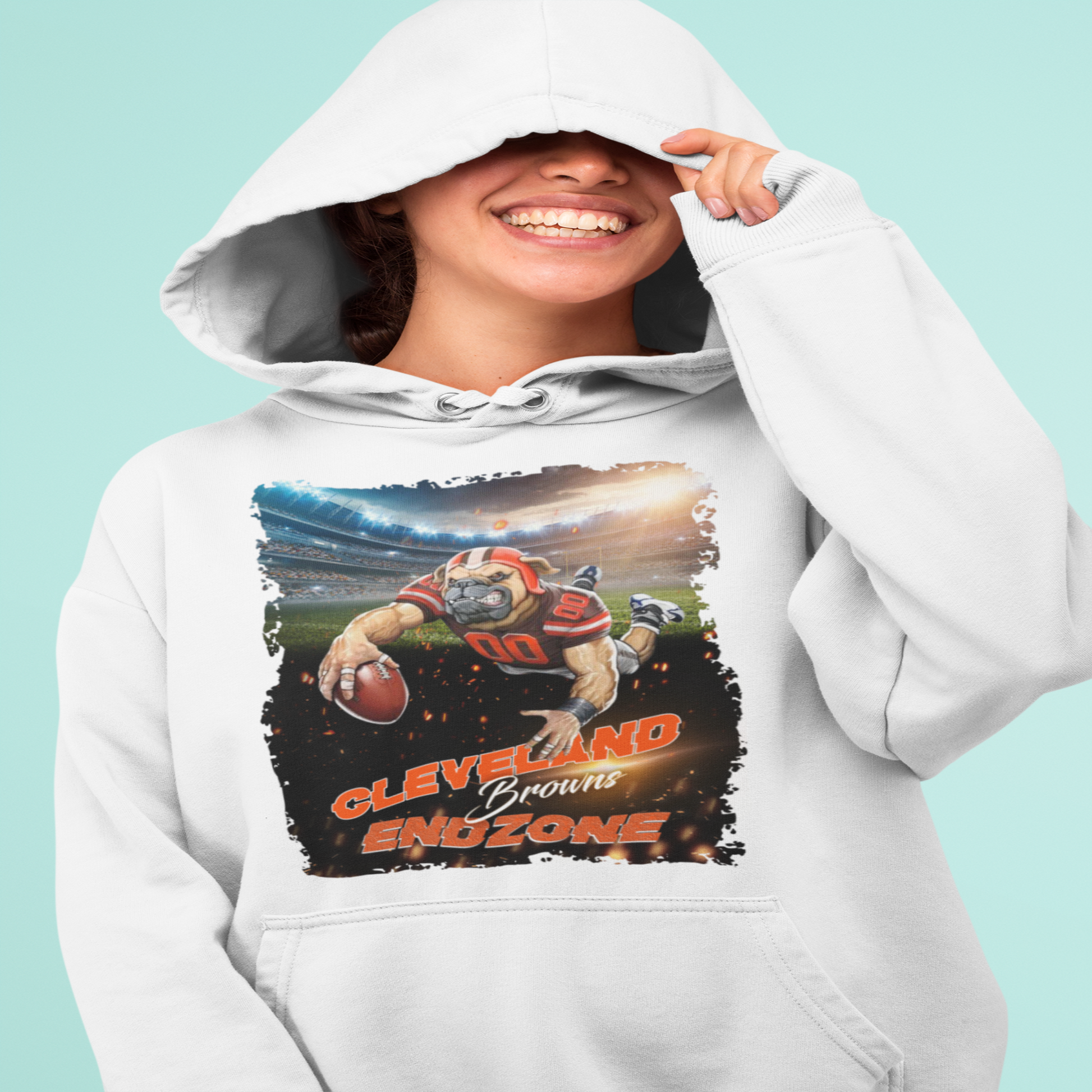 cleveland browns hoodie dress NFL Cleveland Browns Hoodie Dress Jack Skellington And Zero All Over Print Hoodie Women