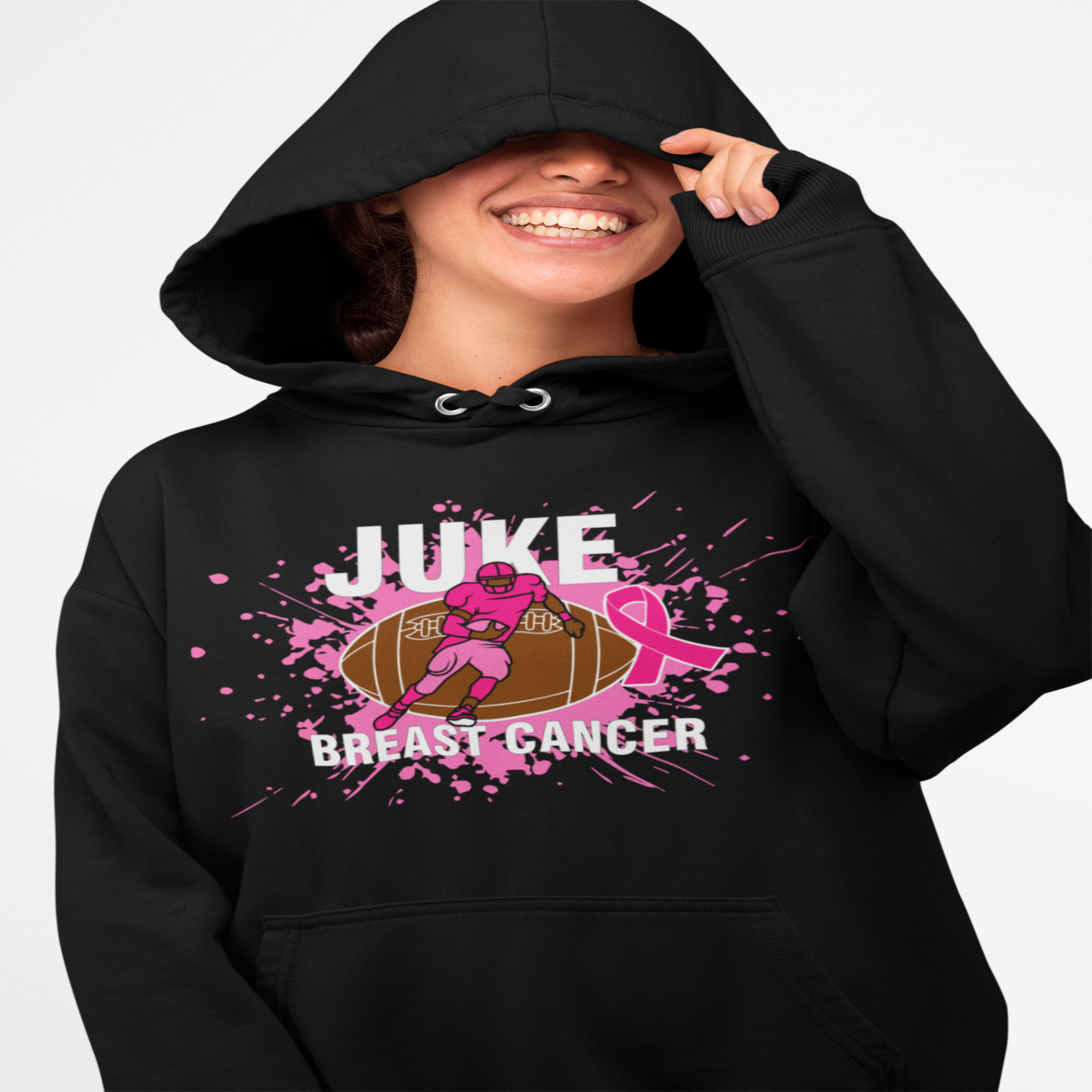 Juke Breast Cancer Hoodie