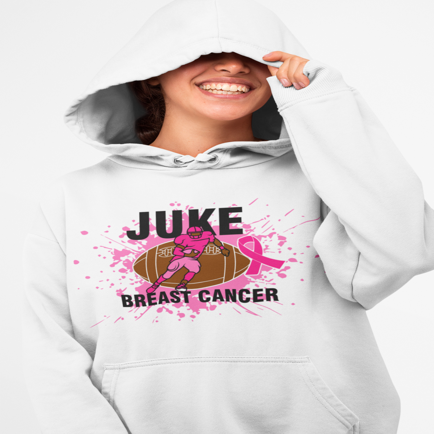 Juke Breast Cancer Hoodie