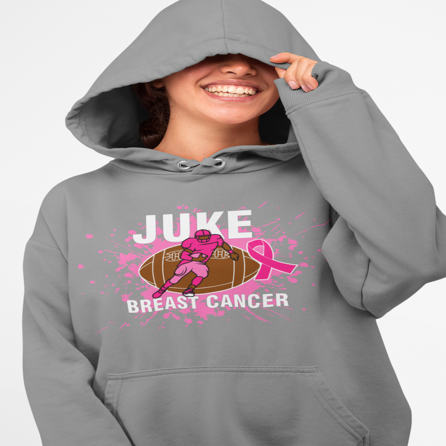 Juke Breast Cancer Hoodie